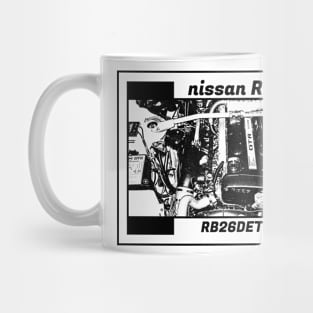 NISSAN SKYLINE GT-R R33 ENGINE Mug